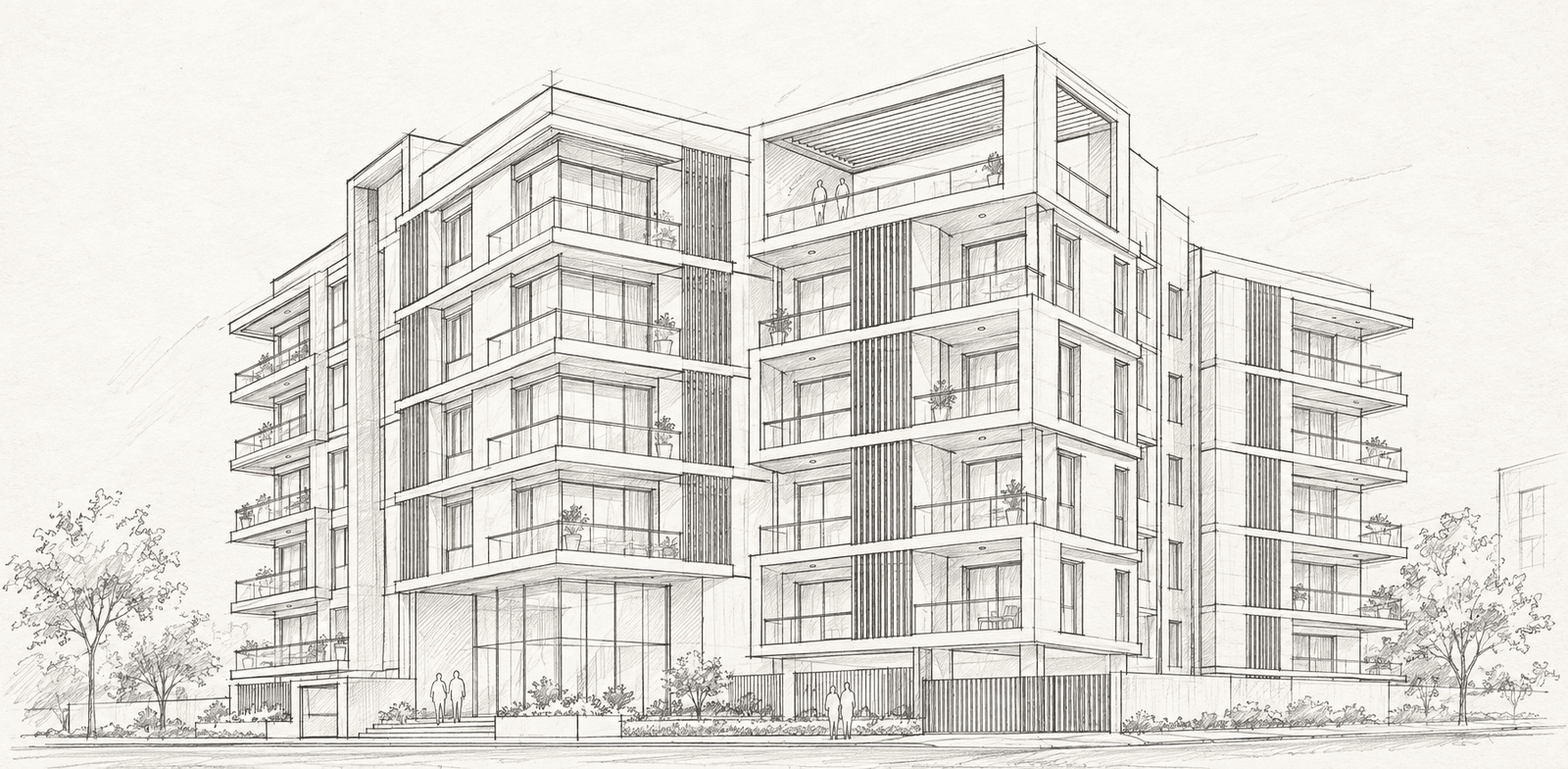 Srivari Residences concept render, Alkapoor, Manikonda